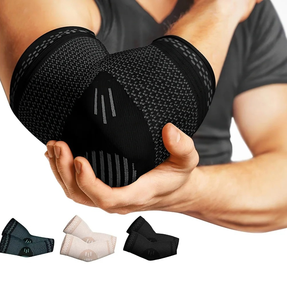 Sports Elbow Guard Nylon Jacquard Fitness Elbow Pads