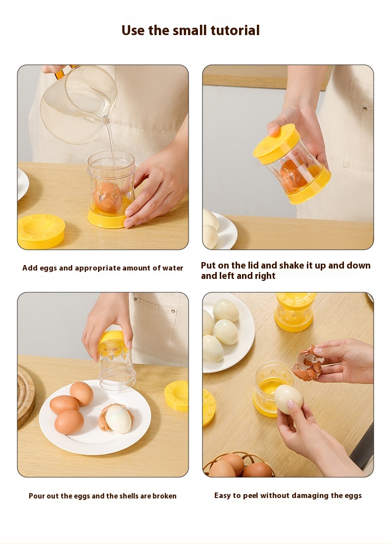 Title 8, Cooked Egg Shell Remover Hand-cranked Egg Shell...