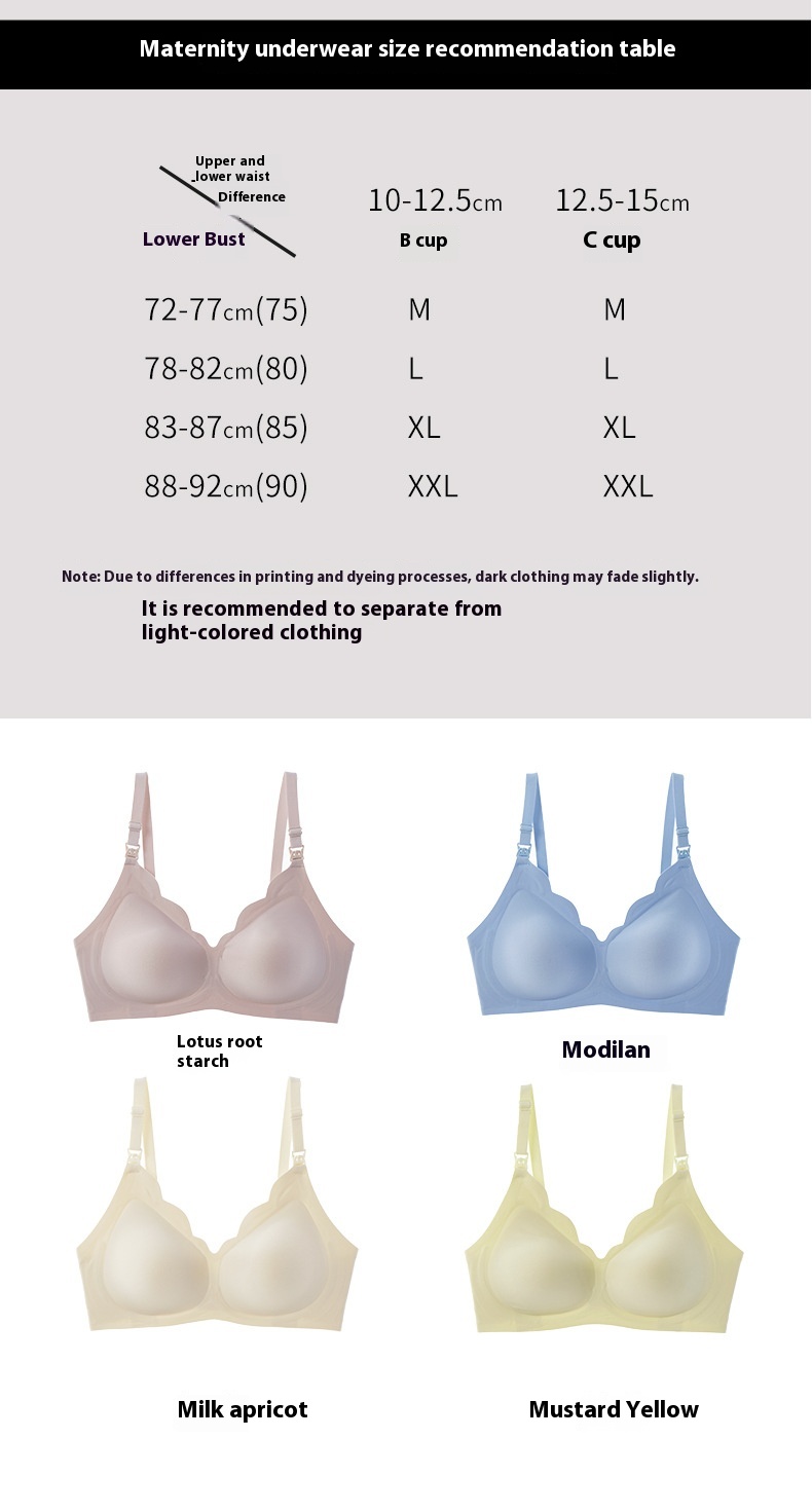 Title 1, Womens Seamless Wireless Nursing Bra. Comforta...