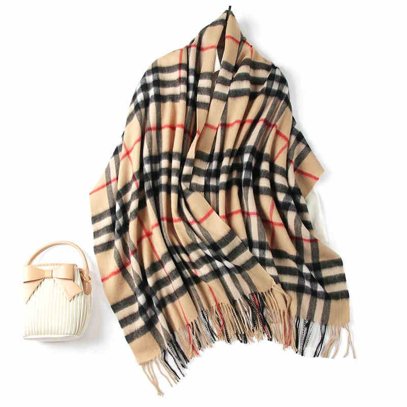 Camel Black Plaid