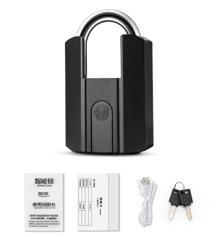 Title 9, Outdoor Waterproof Anti-rust Fingerprint Lock