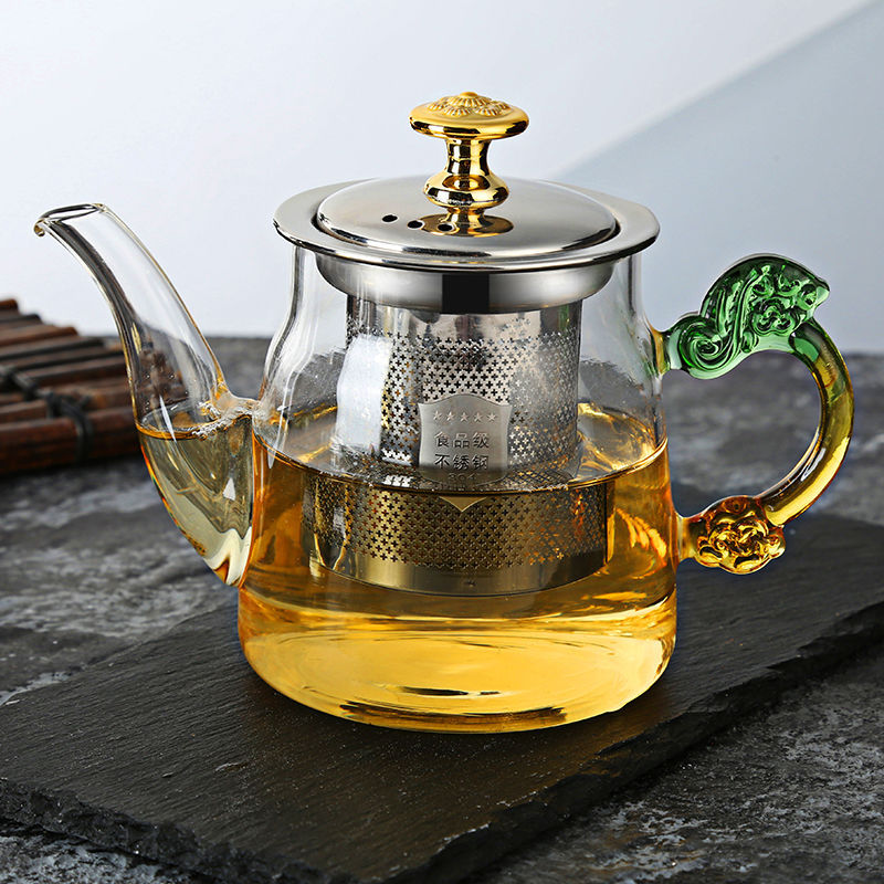 Title 5, Glass Teapot Household Teapot Office Tea Brewin...