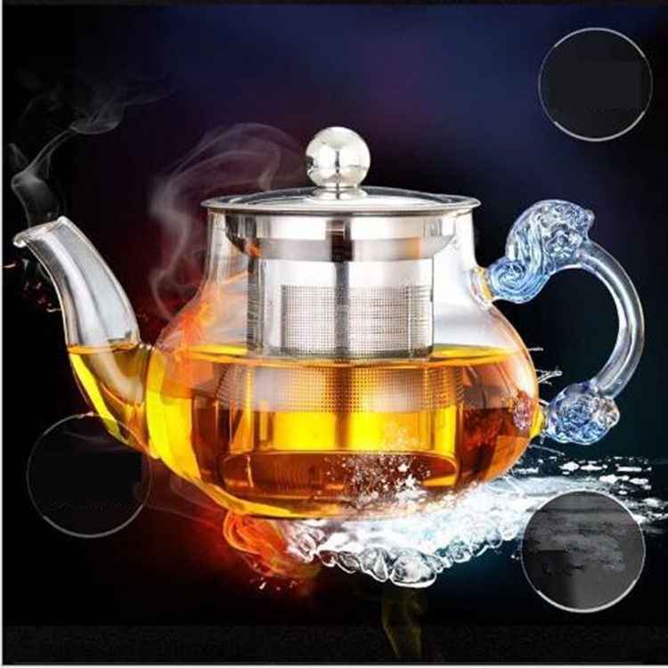 Title 8, Glass Teapot Household Teapot Office Tea Brewin...