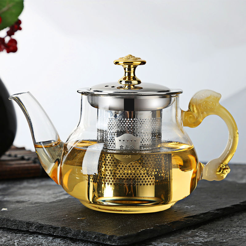 Title 3, Glass Teapot Household Teapot Office Tea Brewin...