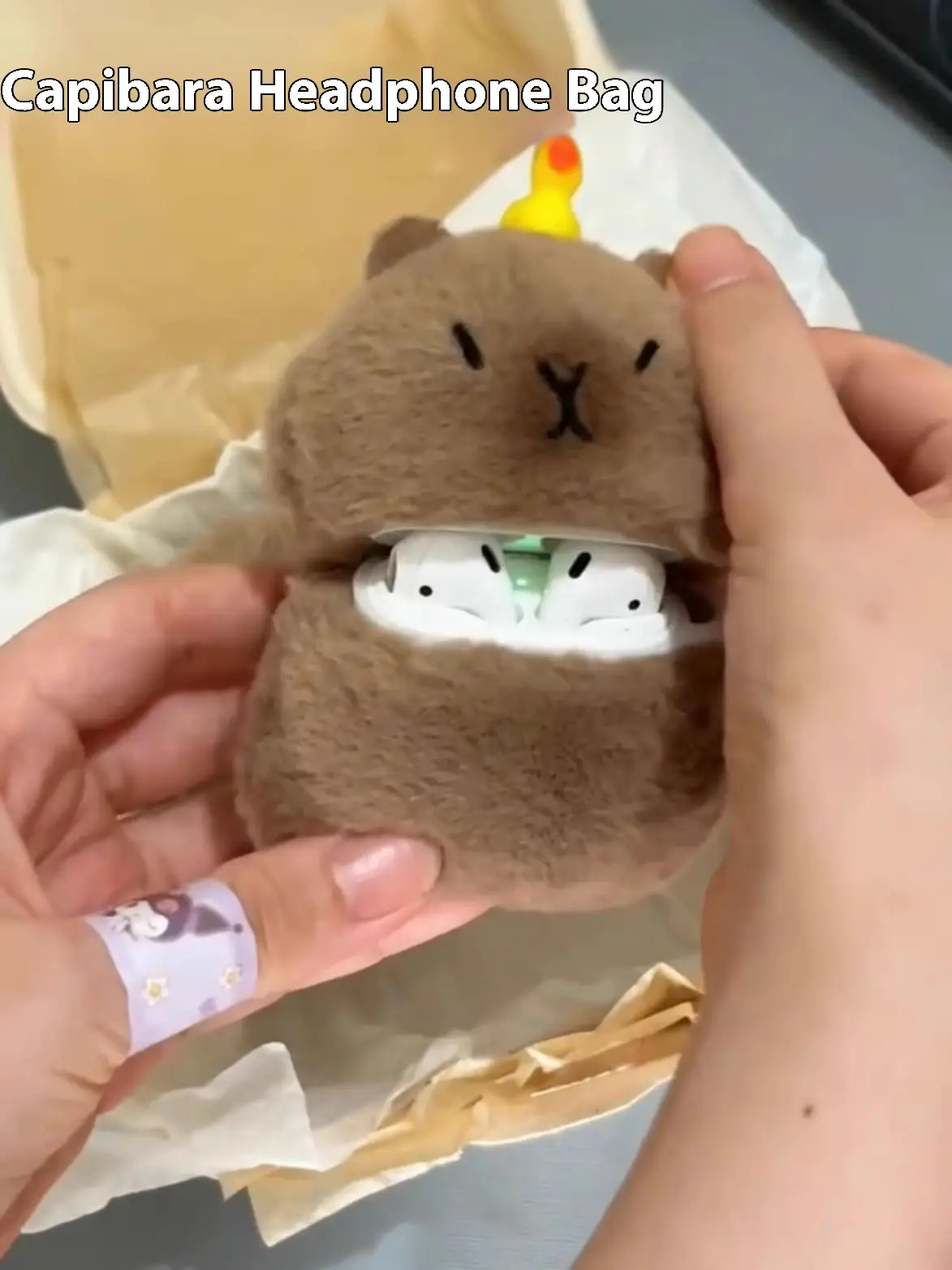 Capabala Earphone Case Cute Capybara Bluetooth Headset
