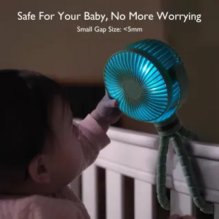 Fan Lights Rechargeable Desktop Outdoor Household Long Battery Life Little Fan