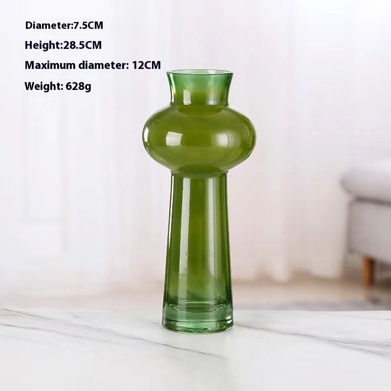 Title 1, Romantic French Elegant Hydroponic Glass Vase Home