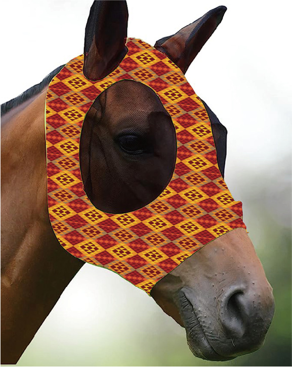 Title 2, Indian Anti-mosquito Horse Mask 16 Models Print...