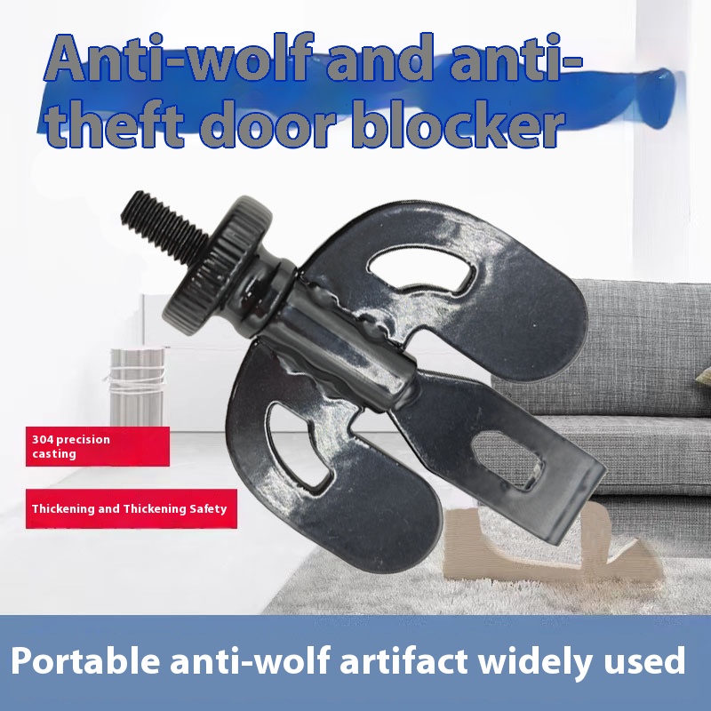 Door Stopper Portable Models Portable Anti-wolf Anti-theft Girl Female Living Alone Security Artifact - Image 5