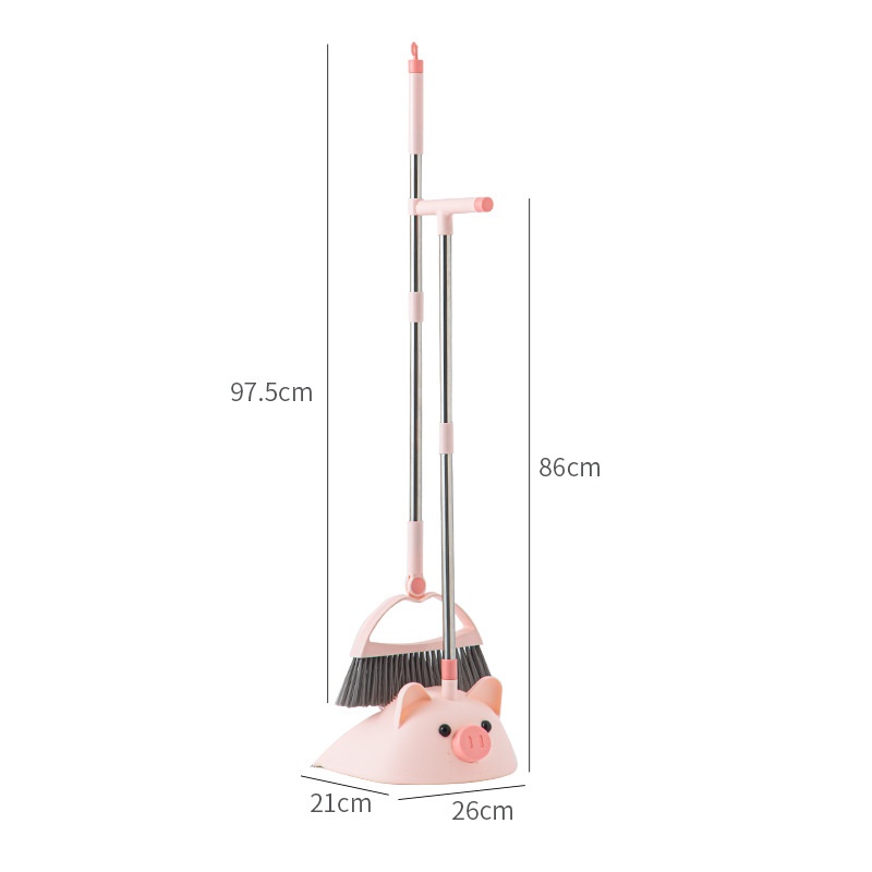 Cute Pig Broom Set