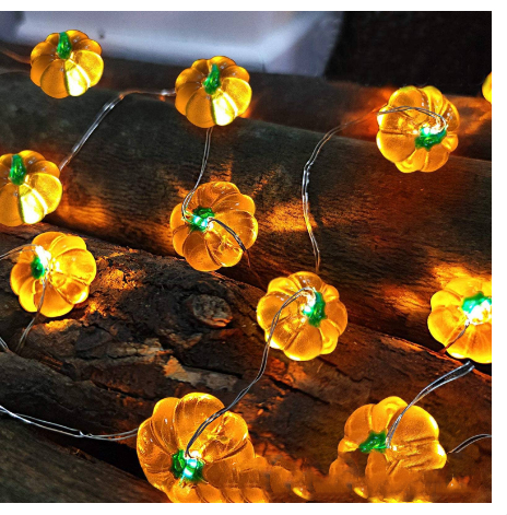 Title 5, Guirlande lumineuse LED citrouilles pour Hallow...