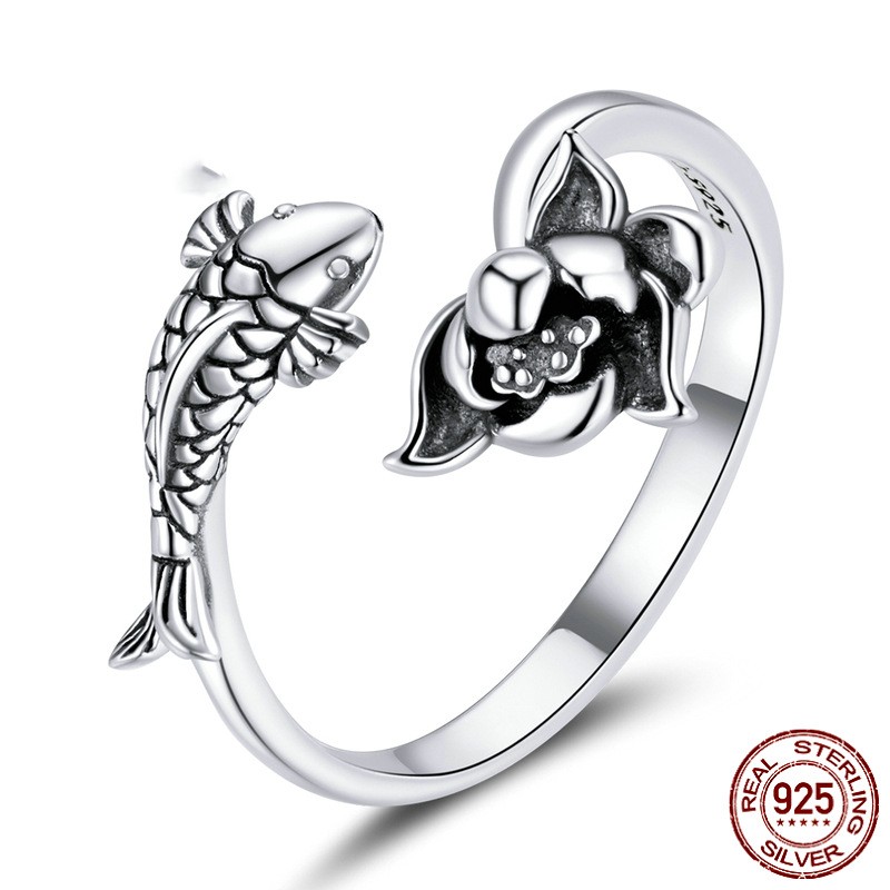 Simple Fashion Lotus Ring Bracelet