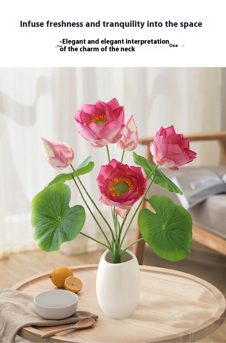 Title 10, Simulation Lotus Lotus Seedpod Single Living Ro...