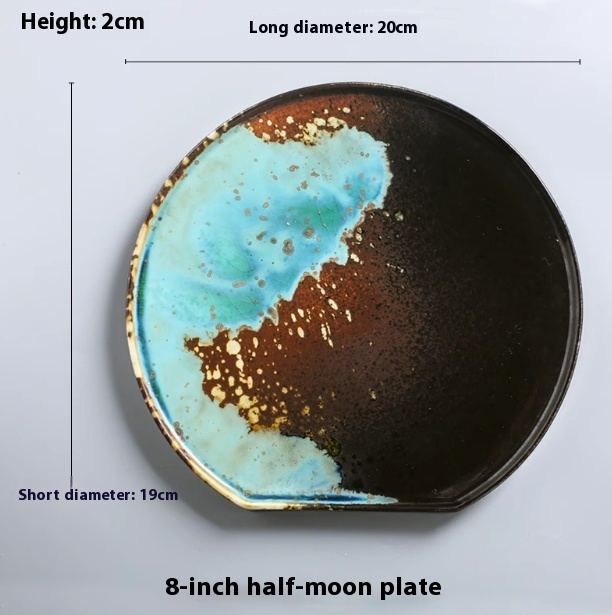 Half Moon Plate 20cm