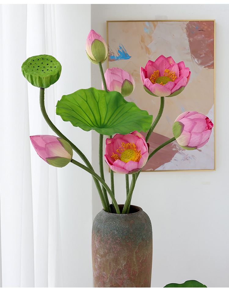 Title 4, Nieuwe Chinese Lotus Bloem Ornament Simulatie, ...