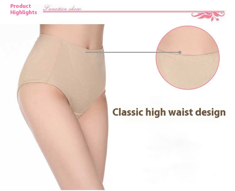 Title 3, Cotton High Waist Mid Waist Menstrual Breathabl...