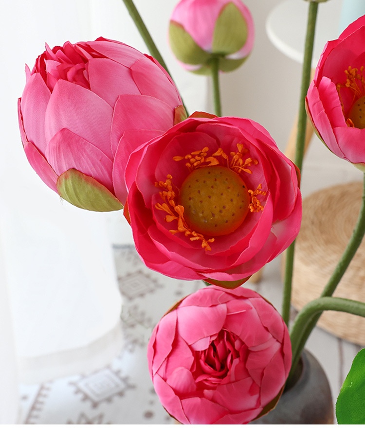 Title 2, Nieuwe Chinese Lotus Bloem Ornament Simulatie, ...