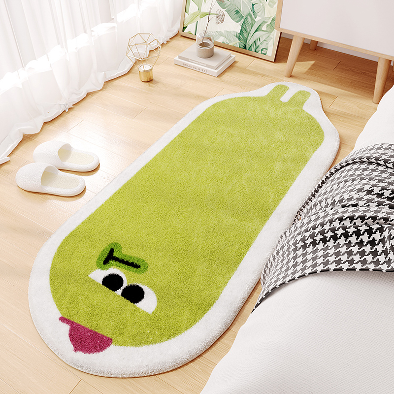 Title 2, Funny Expressions Bedside Carpet Cartoon Master...