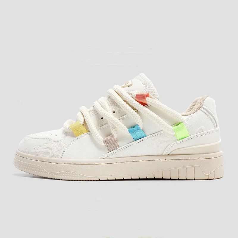 Niche Sneakers Sports Casual Women - Damaged Lace-38