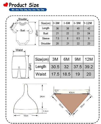 Title 1, Conjunto para bebê com 20 peças, incluindo body...