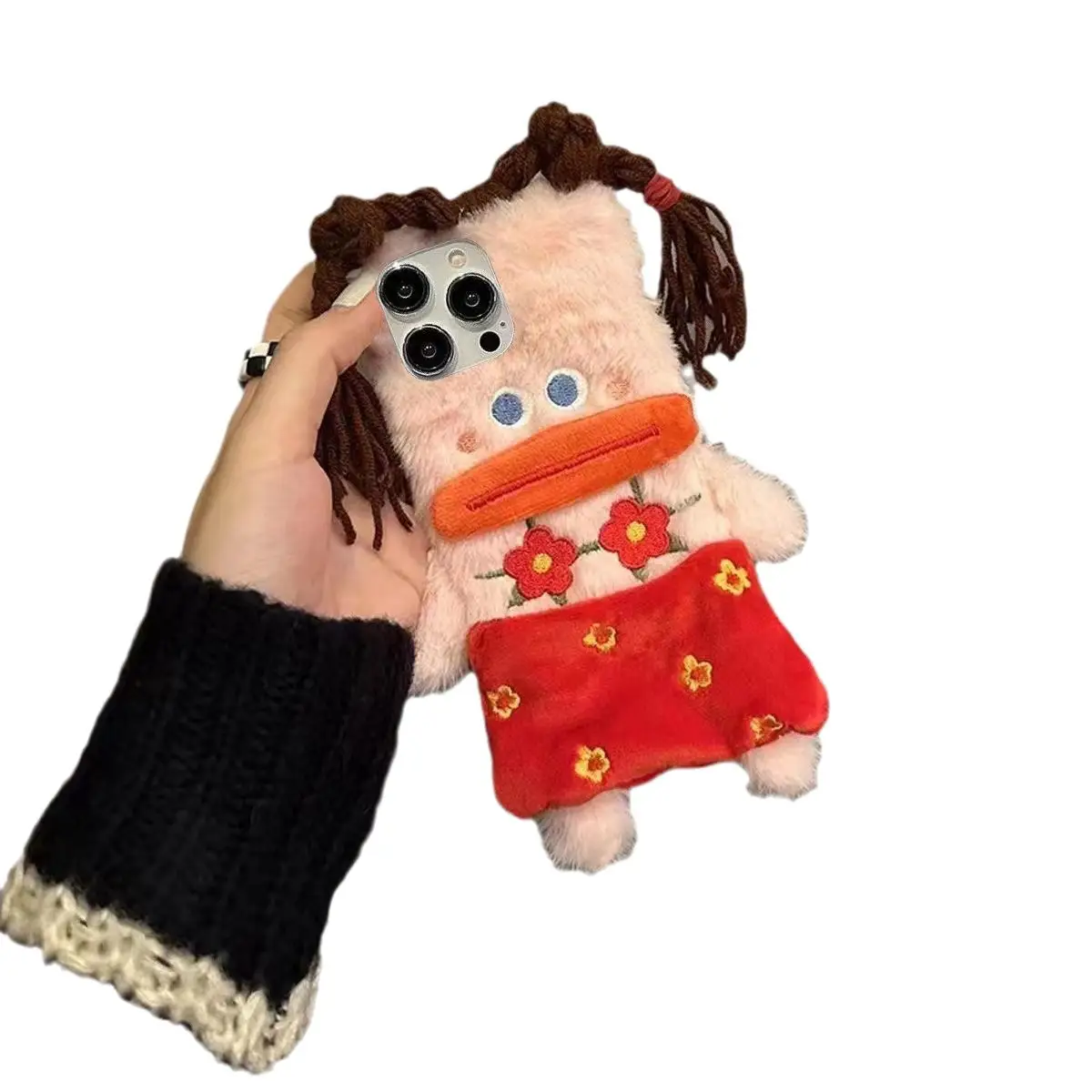 Plush And Funny Sausage Mouth Phone Case