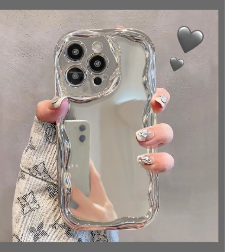 Phone Case Electroplating Sliver Stripe Simple All-inclusive Drop-resistant - Image 3