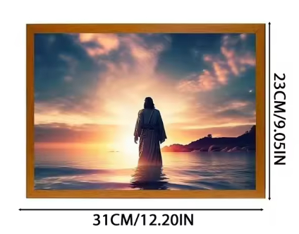 With frame