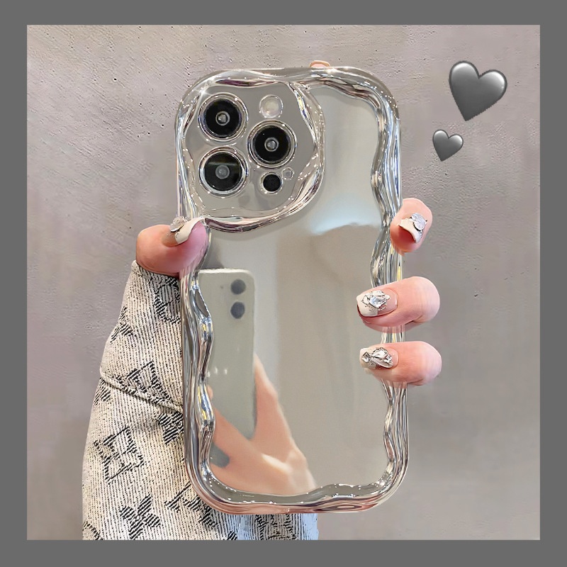 Phone Case Electroplating Sliver Stripe Simple All-inclusive Drop-resistant - Image 5