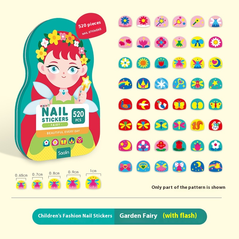 Nail Sticker Garden Fairy
