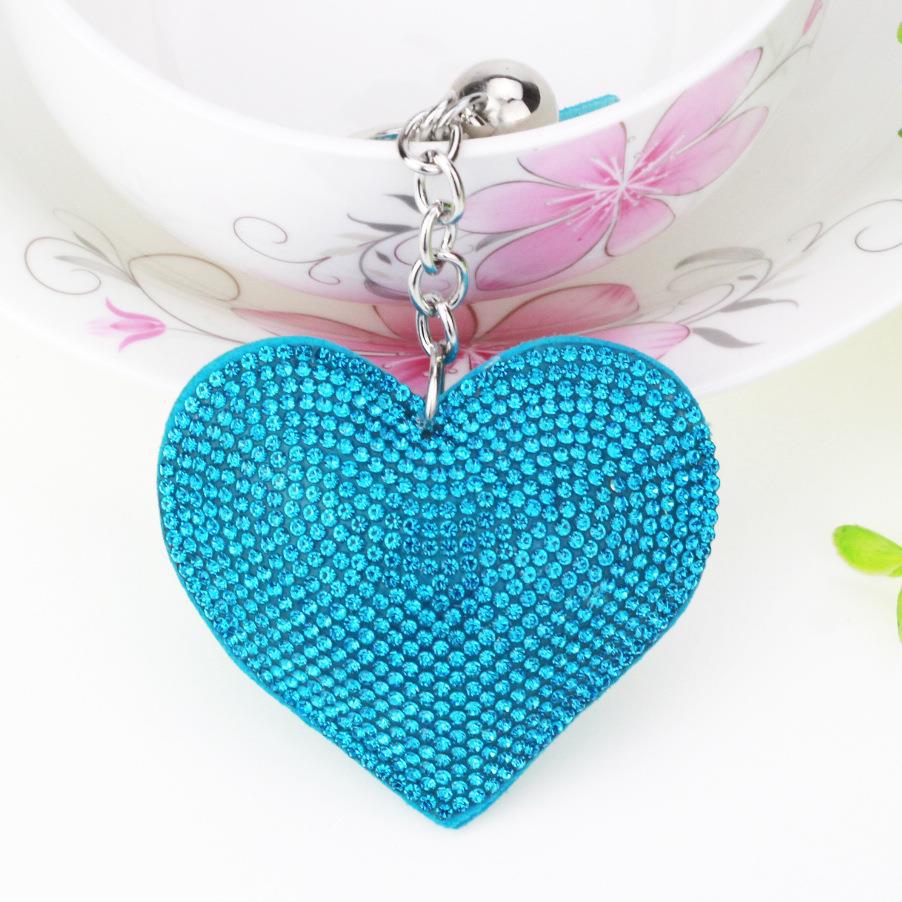 Sky blue silver chain