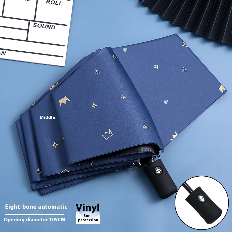 Automatic Navy Blue Crown