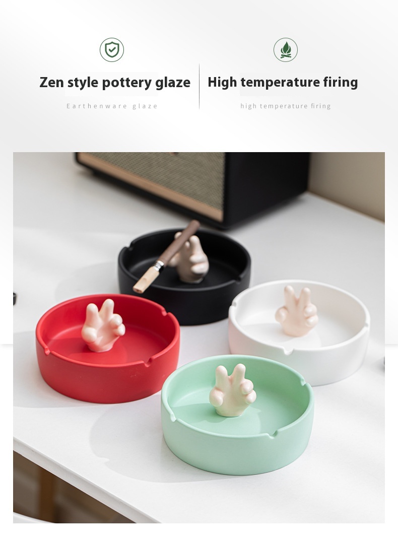 Title 8, Kreativer Aschenbecher für Wohnzimmer mit hohem...