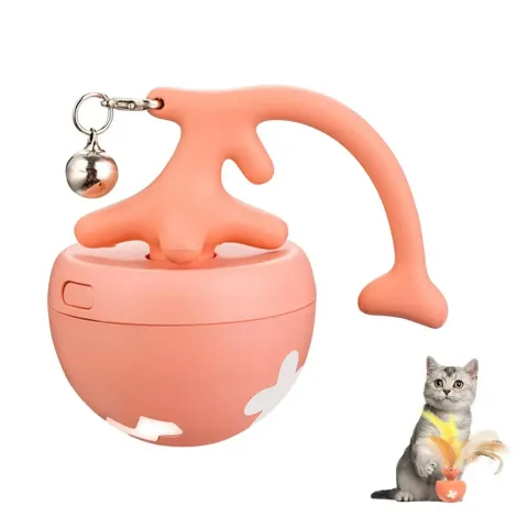 Smart Interactive Cat Toy Ball USB Rechargeable Moving Rolling