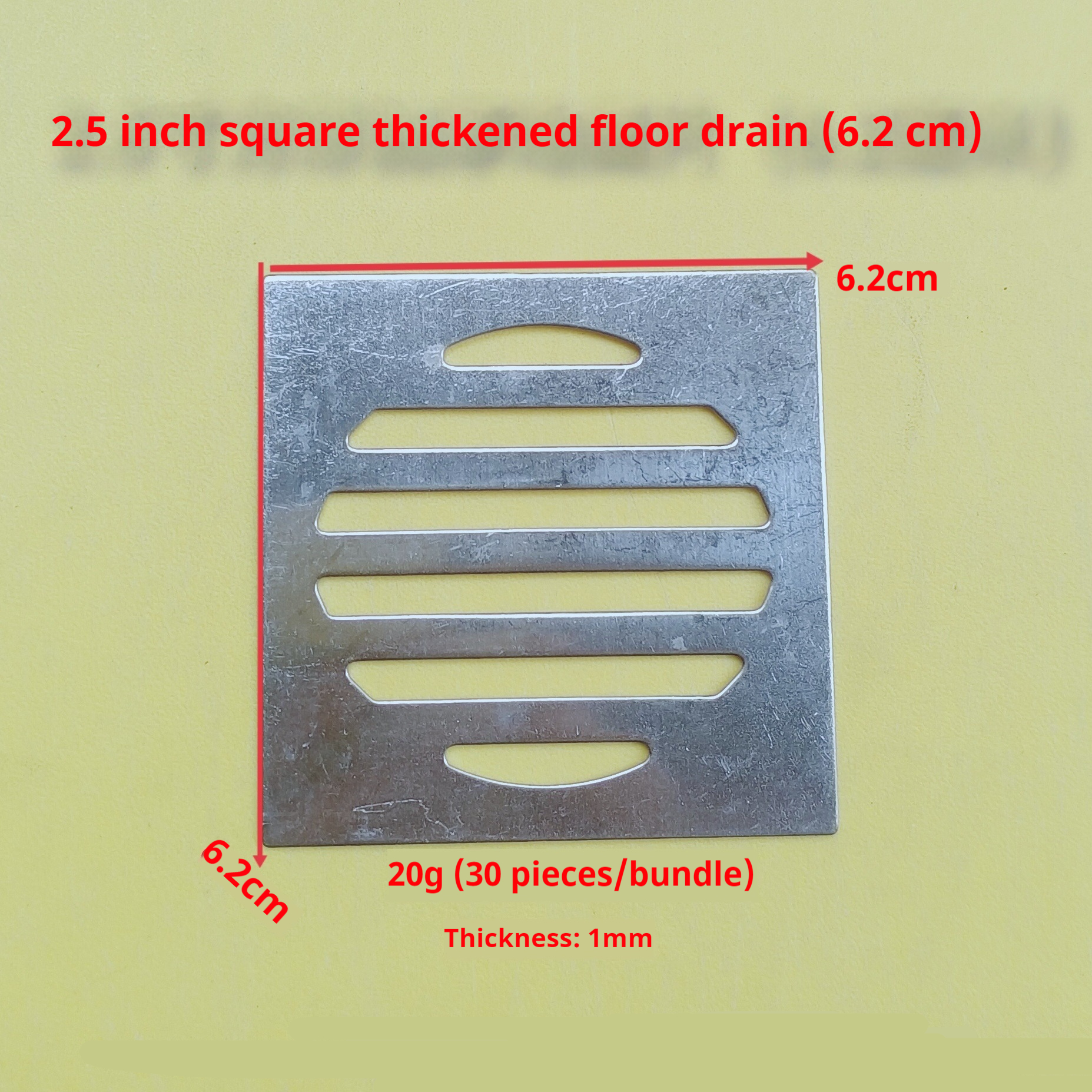 Stainless Steel Square Large Row Filter Floor Drain Cover