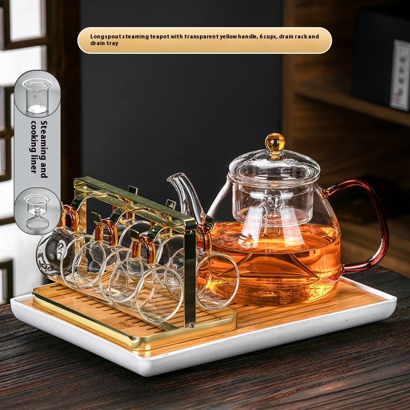 Teapot, Cup, Cup Holder, Tray