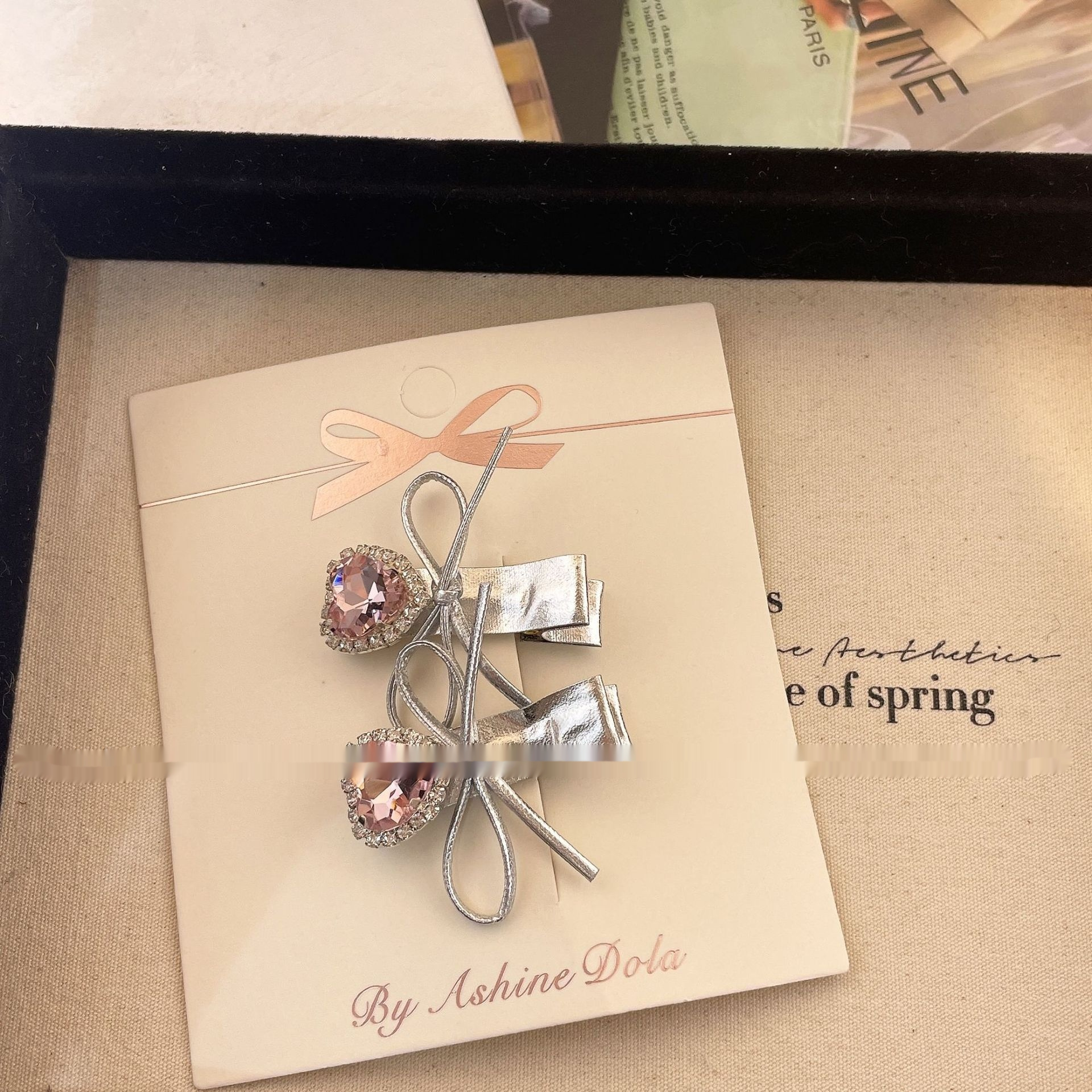 Love Rhinestone Hairpin