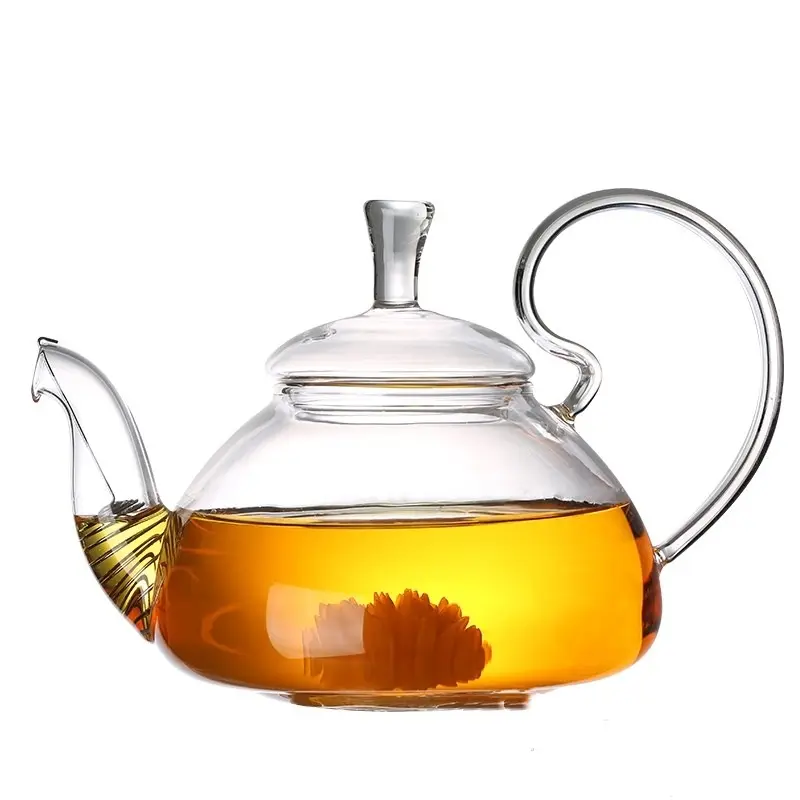 Extra Thick Glass Teapot High-handle Pot Household Teapot