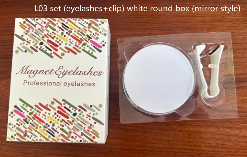 Magnetic False Eyelashes Suit One-pair Package - L03 Set