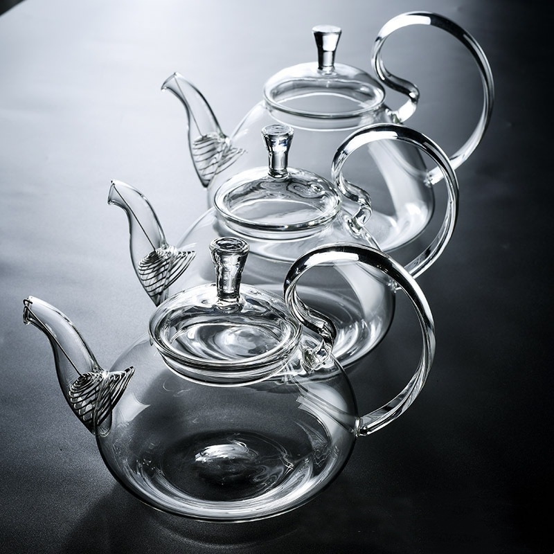 Title 7, Extra dicke Glasteekanne mit hohem Griff, ideal...
