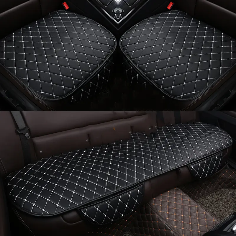 Car Cushion For Four Seasons No Backrest No Slip Free Tie