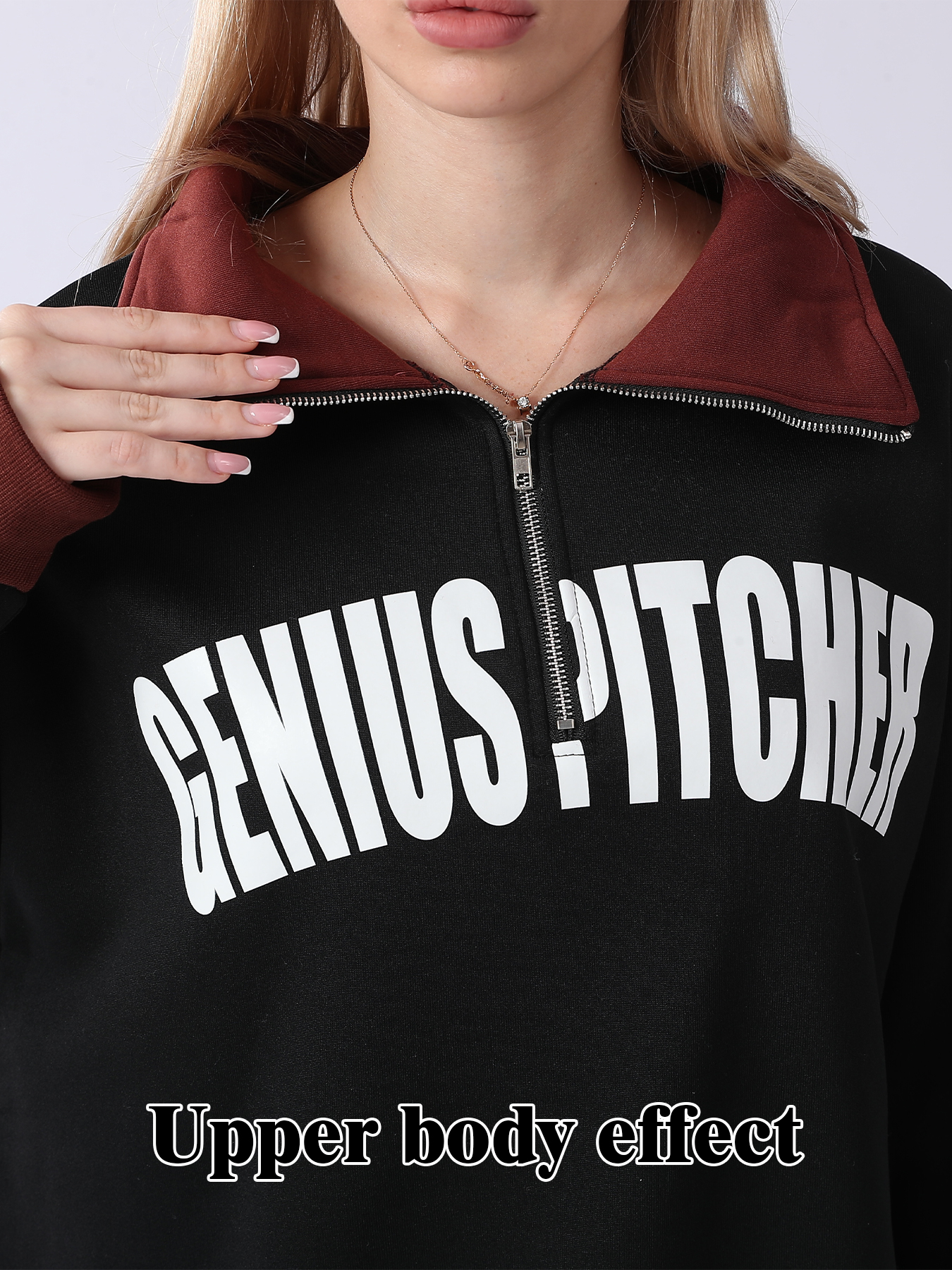 Women's long sleeve sweatshirt