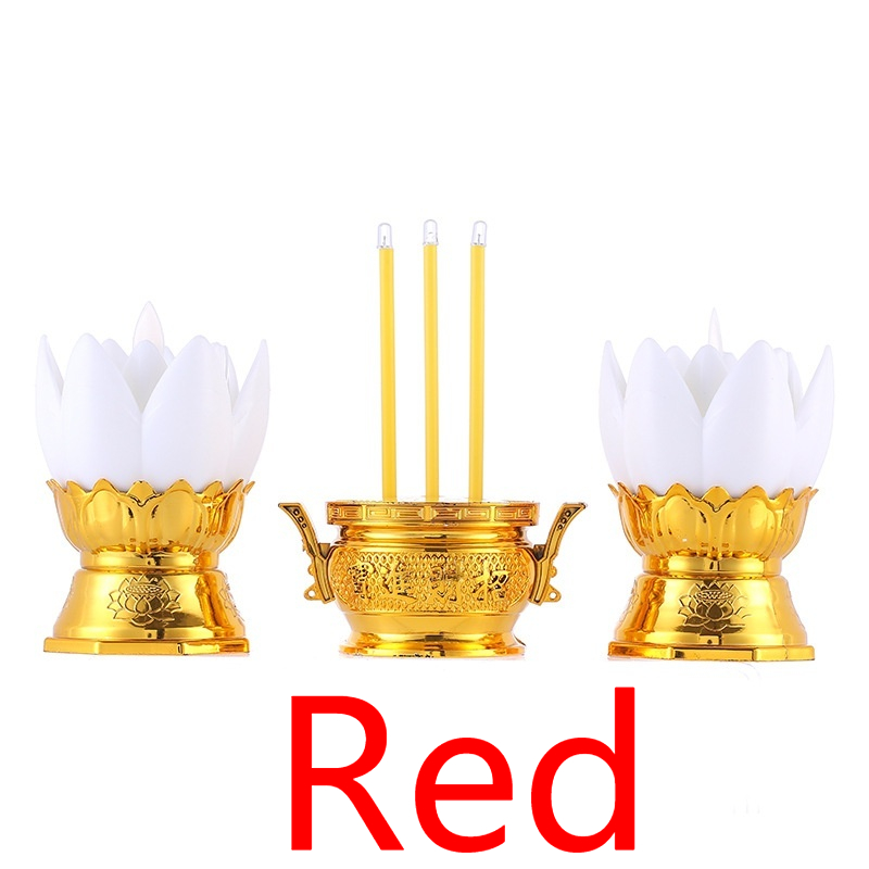 Lotus Lamp Led Simulation Electronic Incense Tube Candle - Image 2