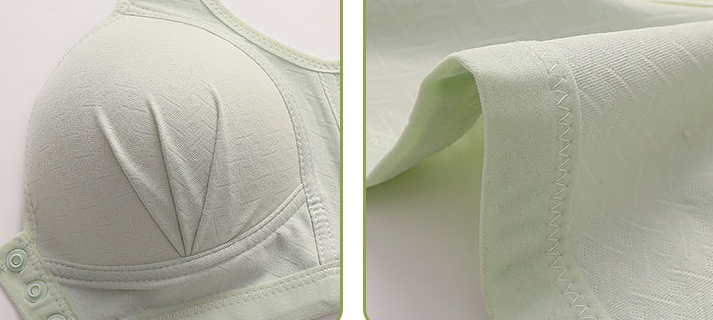 Title 5, No Underwire Front Buckle Breastfeeding Mom Bra...