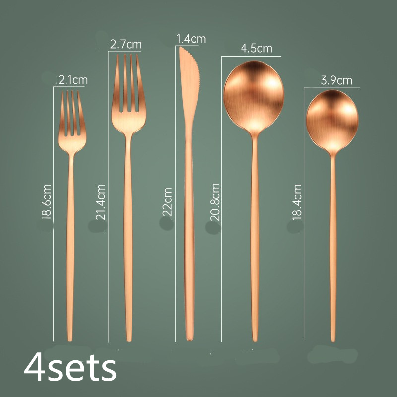 RoseGold Five Main Pieces4sets