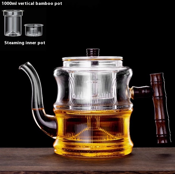 1000ml Vertical Bamboo Pot