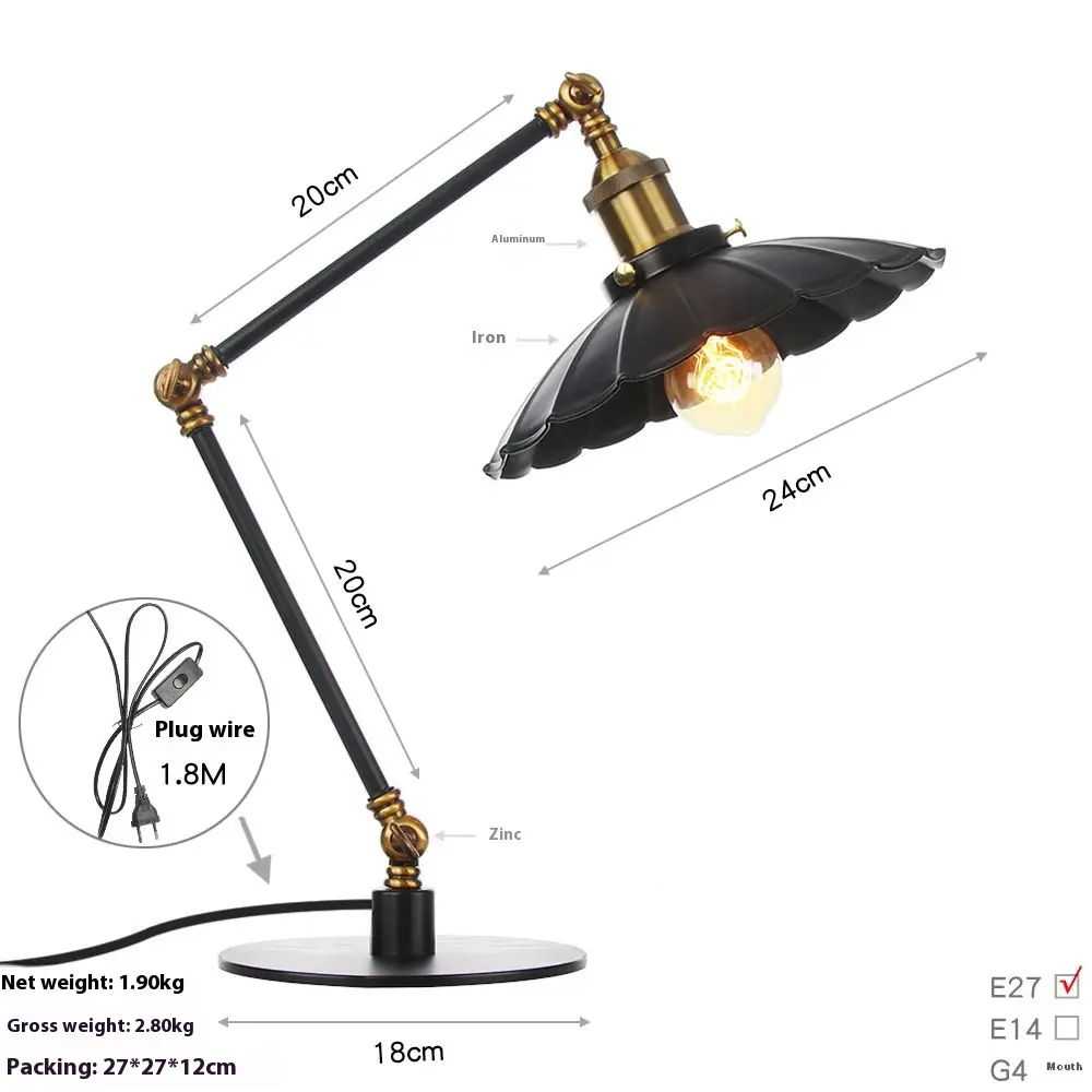 Nordic Style Bedroom And Living Room Decoration Table Lamp
