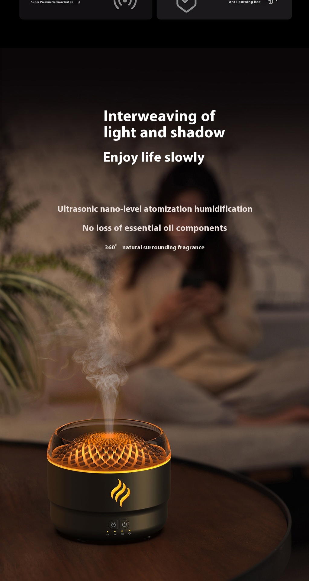 Title 10, Yeni Alev Aromaterapi Nemlendirici Süper Büyük ...