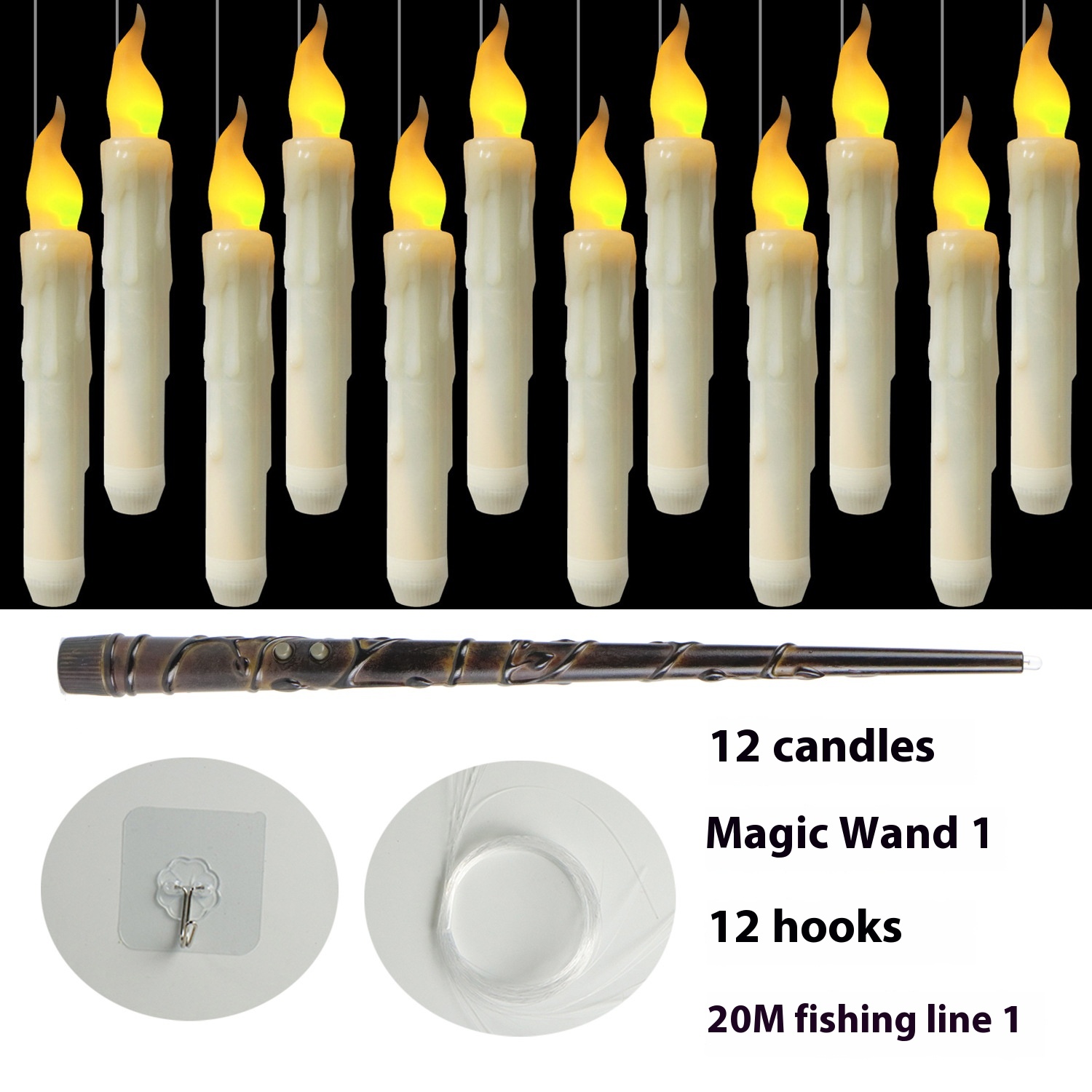 Pointed Warm White Square