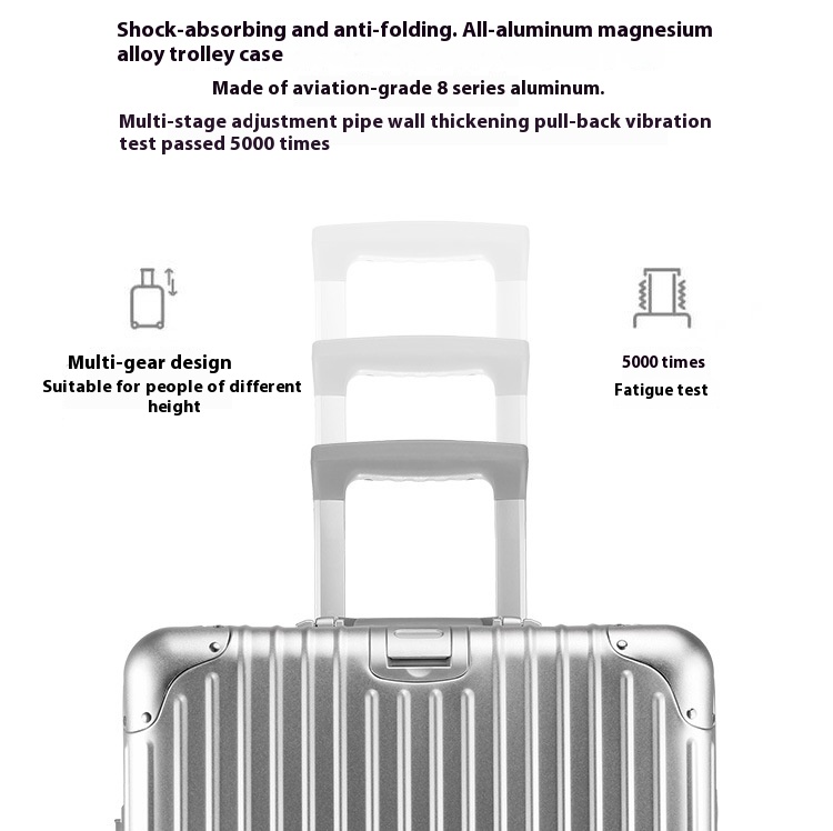 Title 4, 20 Inch Luggage Made Of All Aluminum Magnesium ...