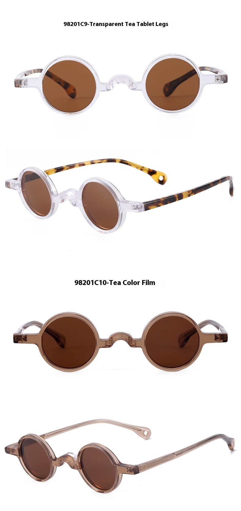 Title 8, Color Paillette Retro Sunglasses Polarized Plat...